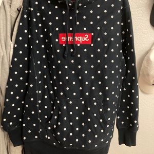 Supreme x CDG fake hoodie size L